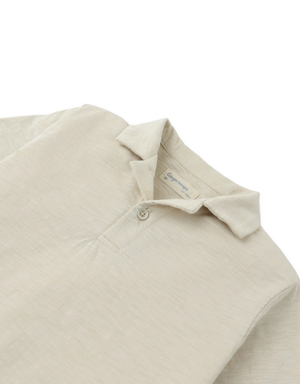Jian Slub Jersey Polo with Embroidered Logo