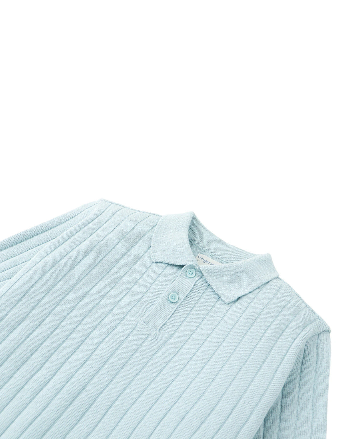 David Wide Rib Knit Polo