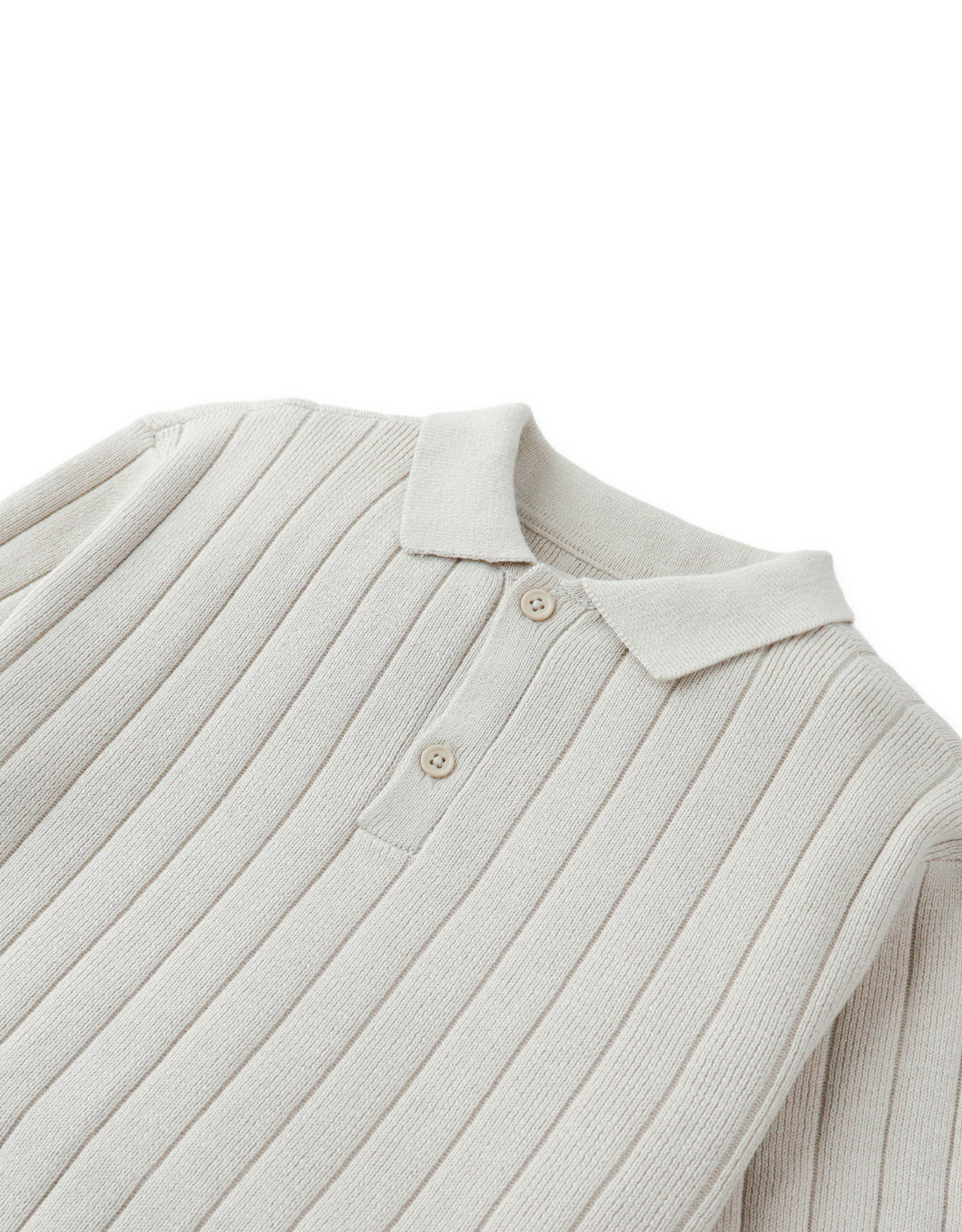 Corey Wide-Rib Knit Polo