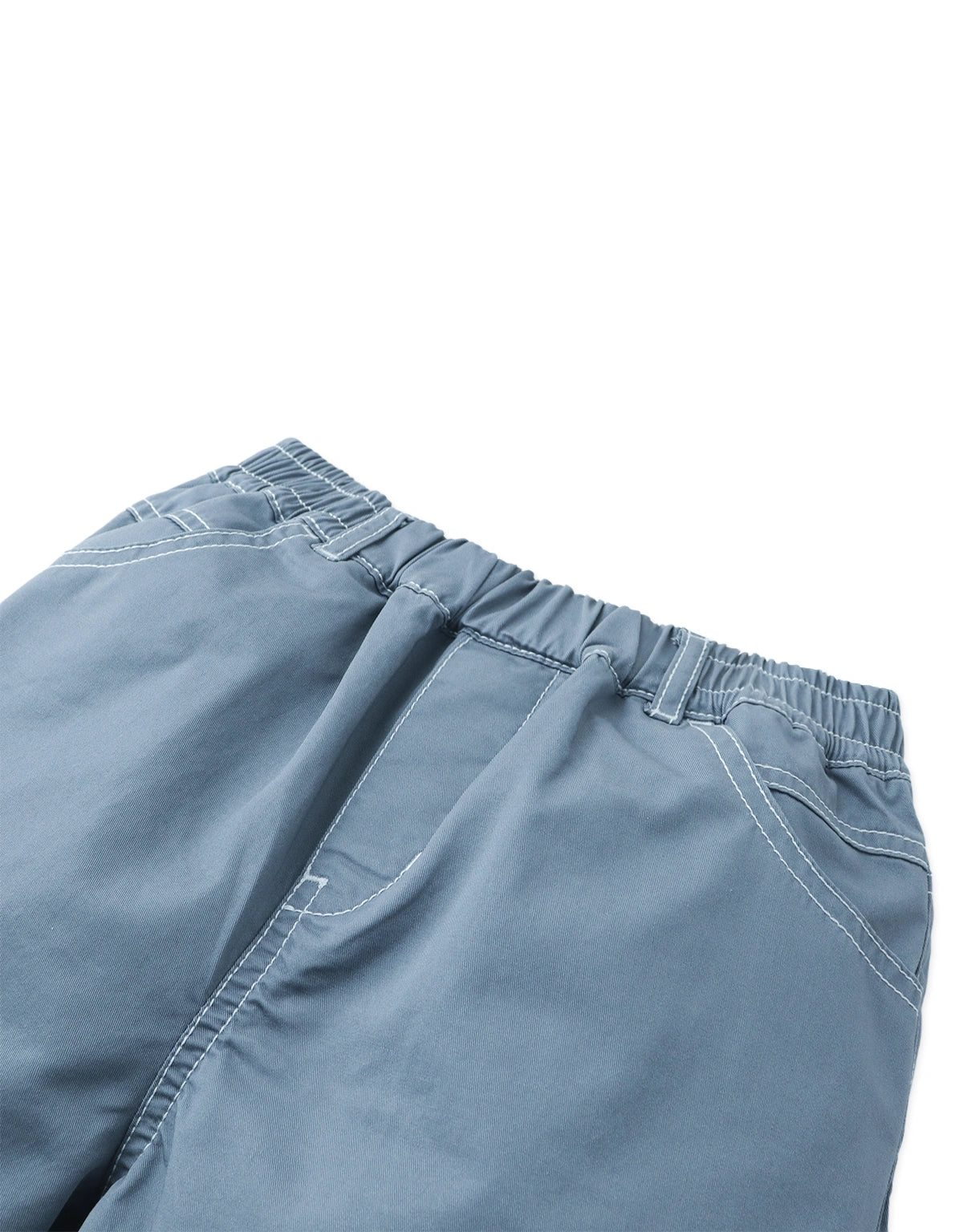 Michi Contrast-Stitch Pull-On Bermuda Shorts