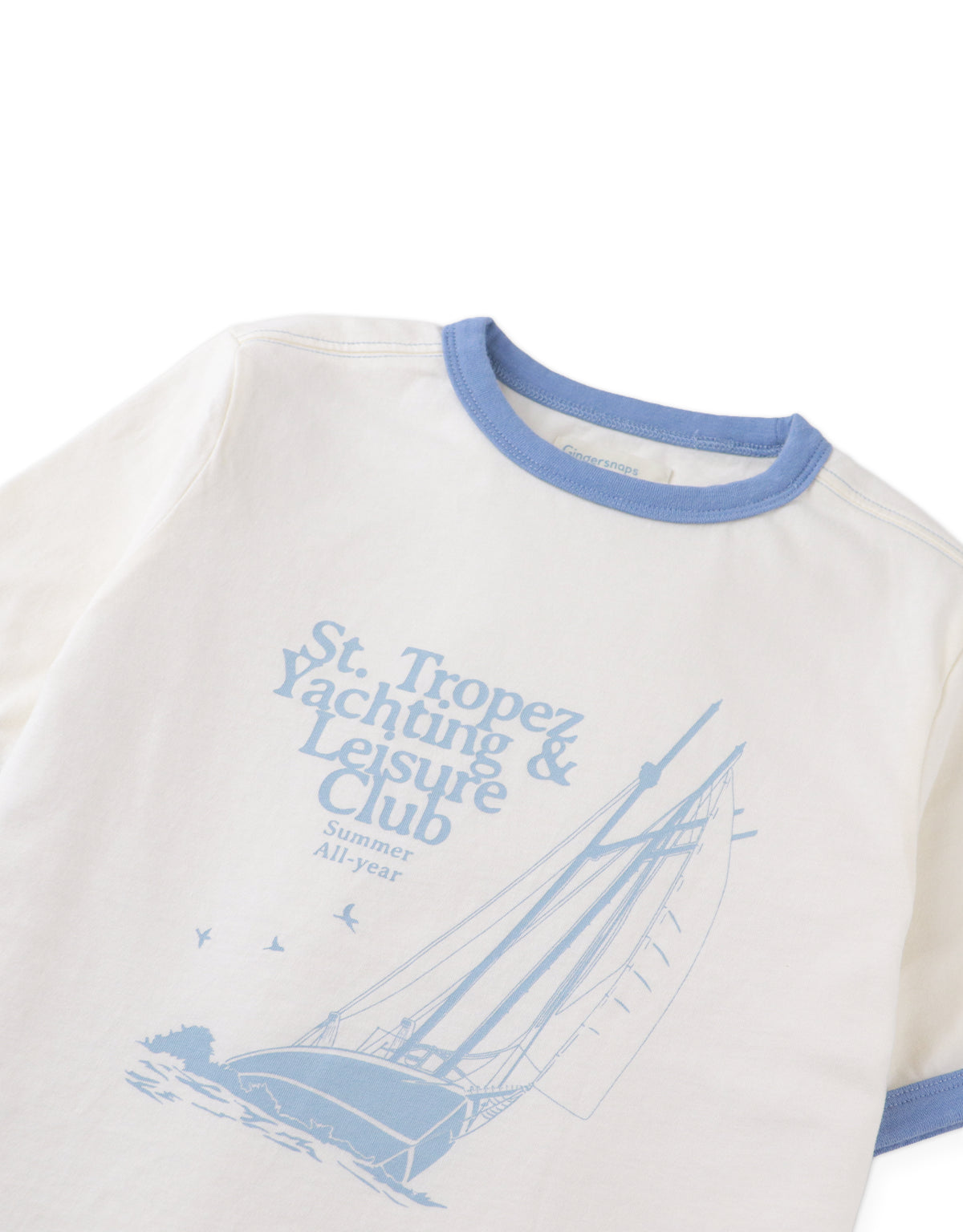 Mathias Ringer Tee with Retro Yacht Graphic