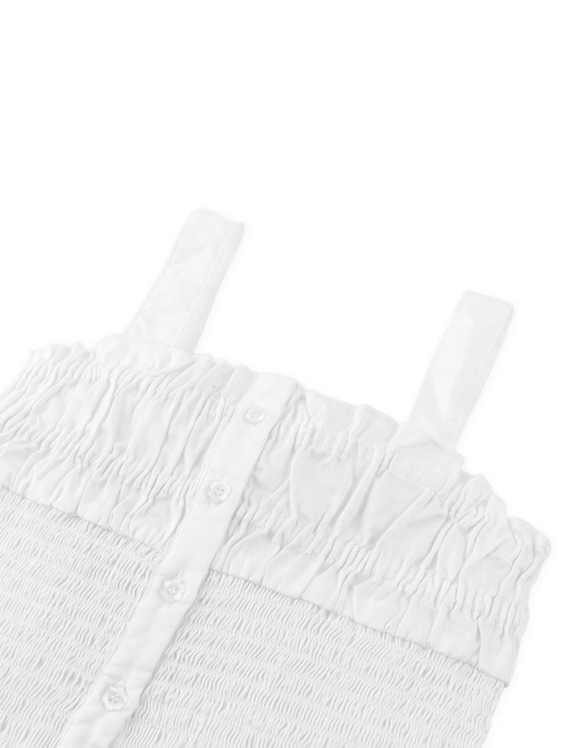 Elora Smocked Top with Button Detail