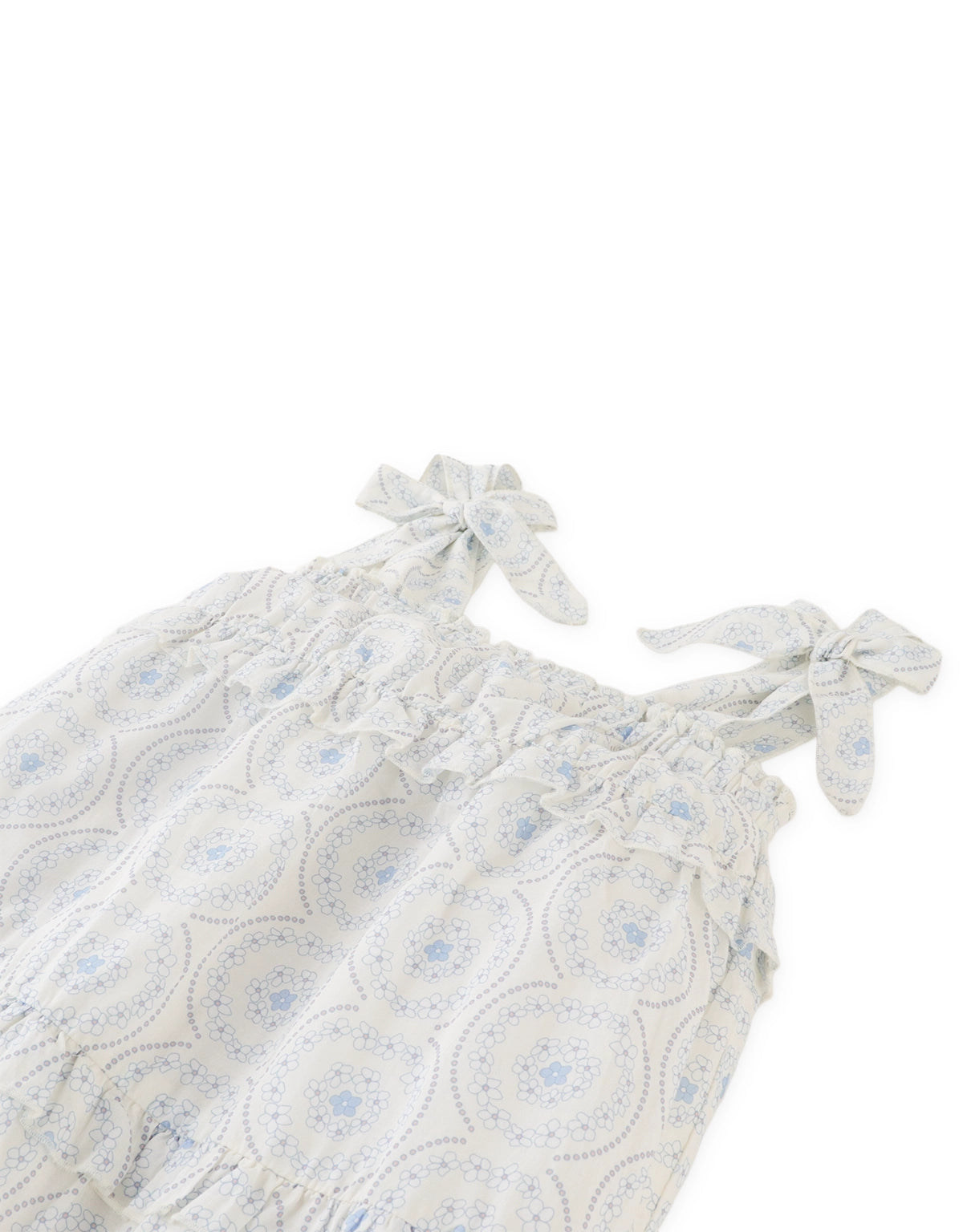 Linnea Daisy Print Tiered Maxi Dress
