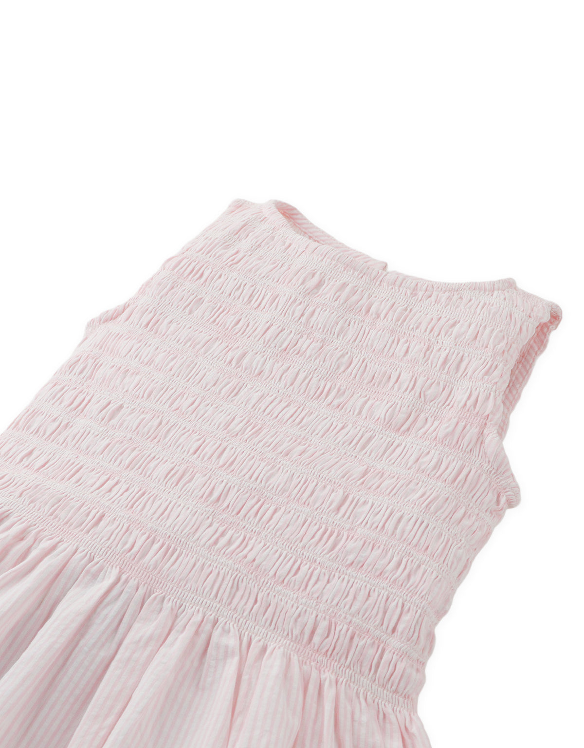 Ashlyn Striped Seersucker Smocked Dress