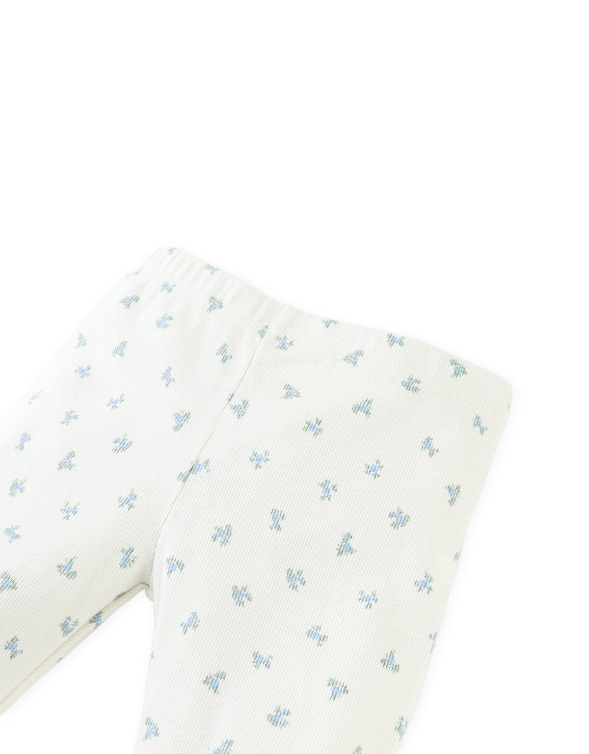 Zoya Ribbed Leggings with All-Over Floral Print