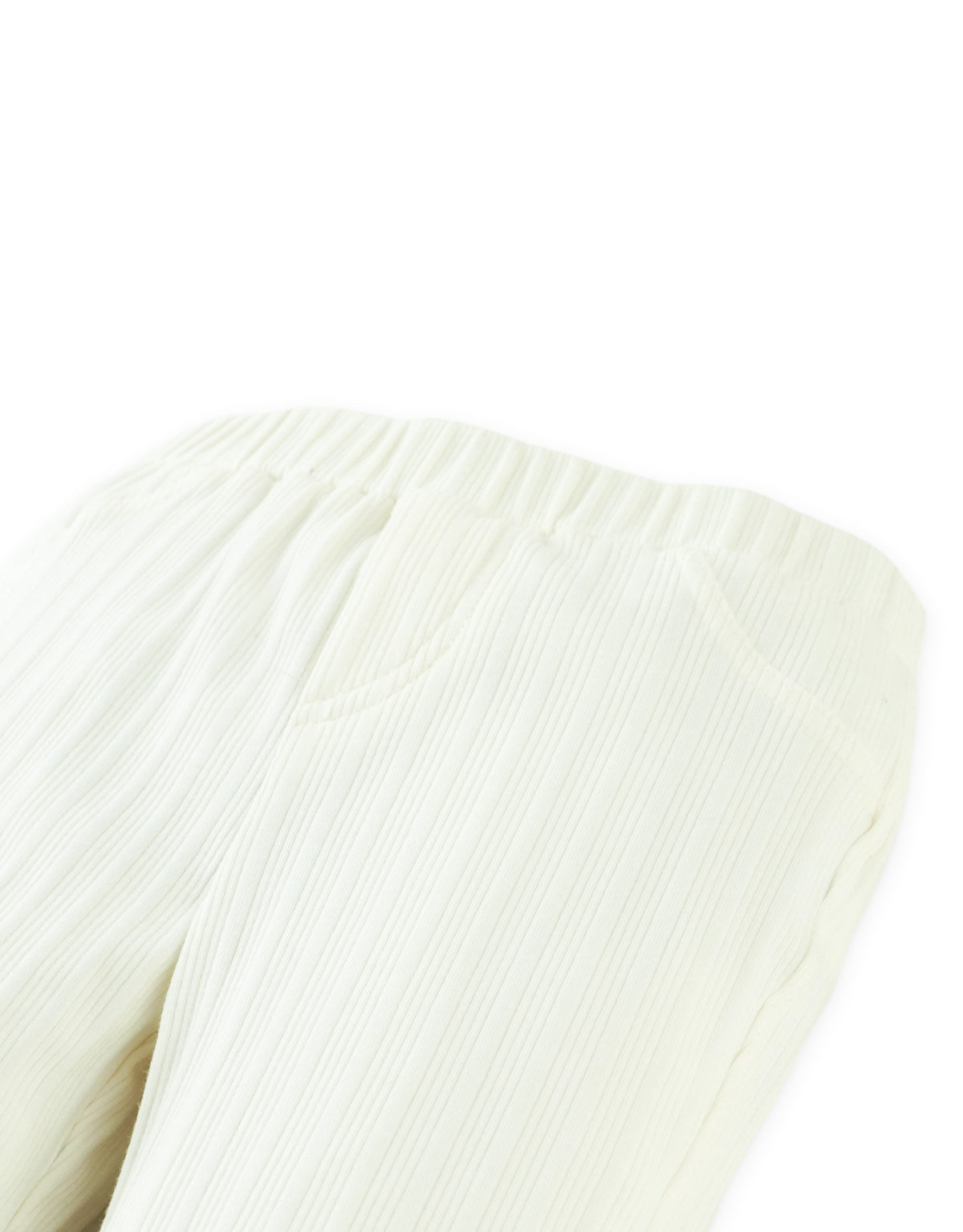 Polina Bootcut Leggings with Pockets ? Off-White front view