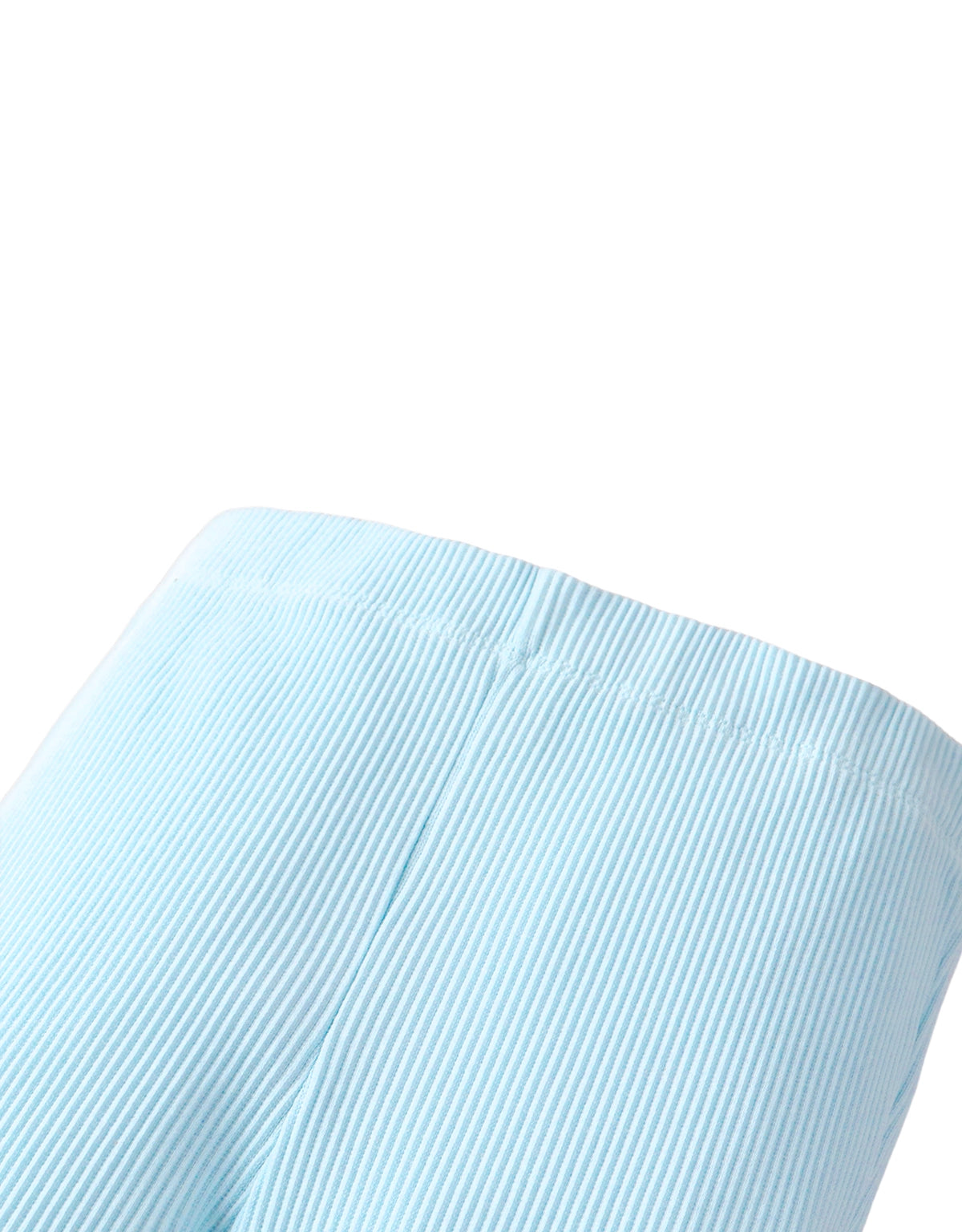 Marie Ribbed Lettuce-Hem Flared Leggings