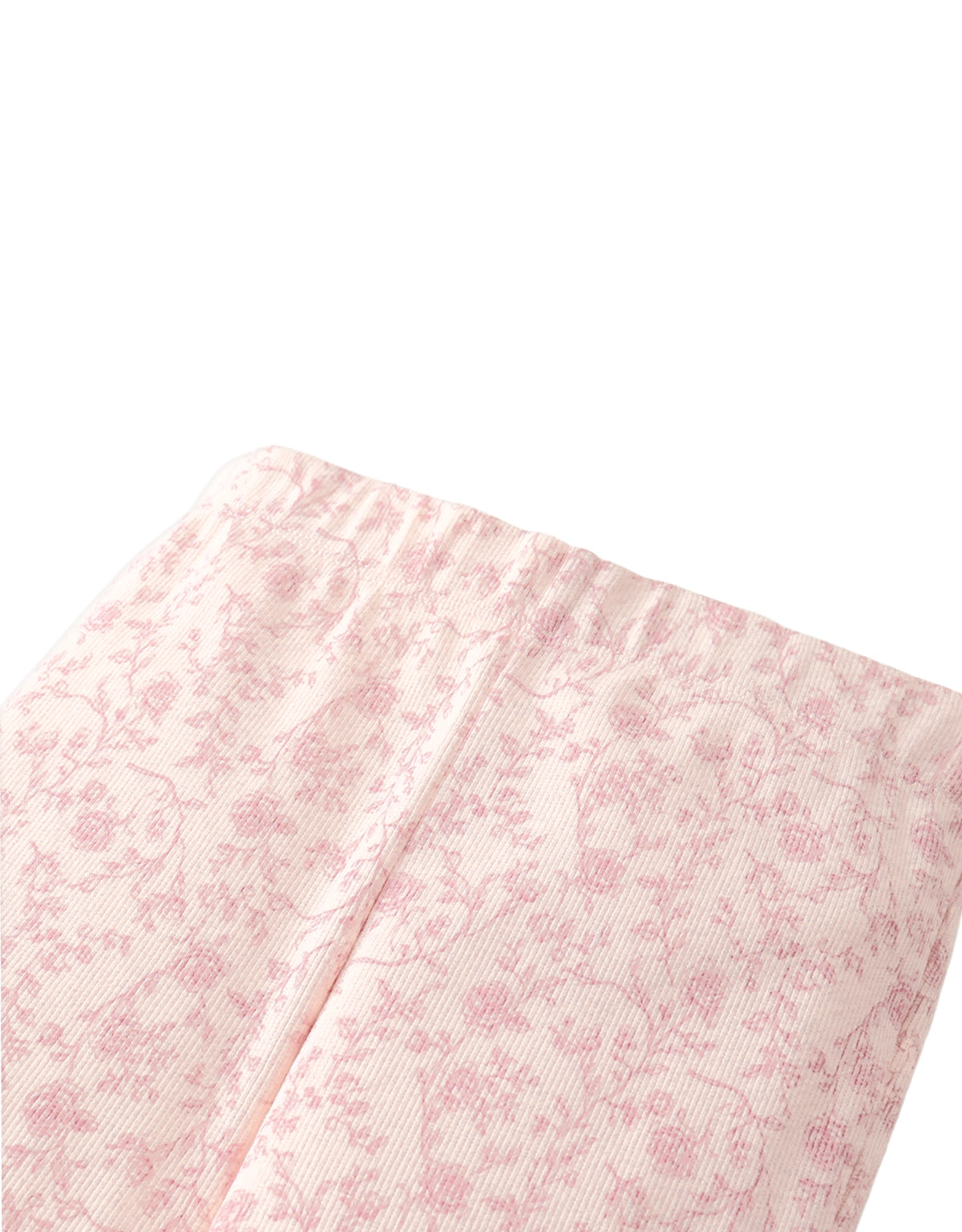 Molly Bow-Detail Flared Leggings in Floral Toile