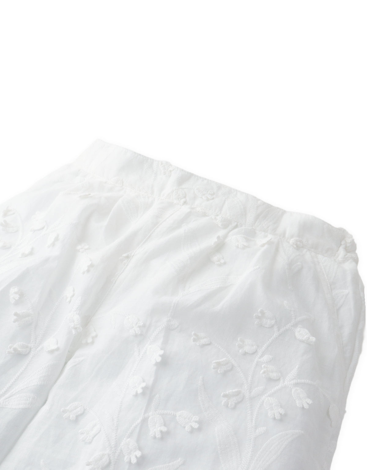 Janina Floral-Embroidered Palazzo Pants