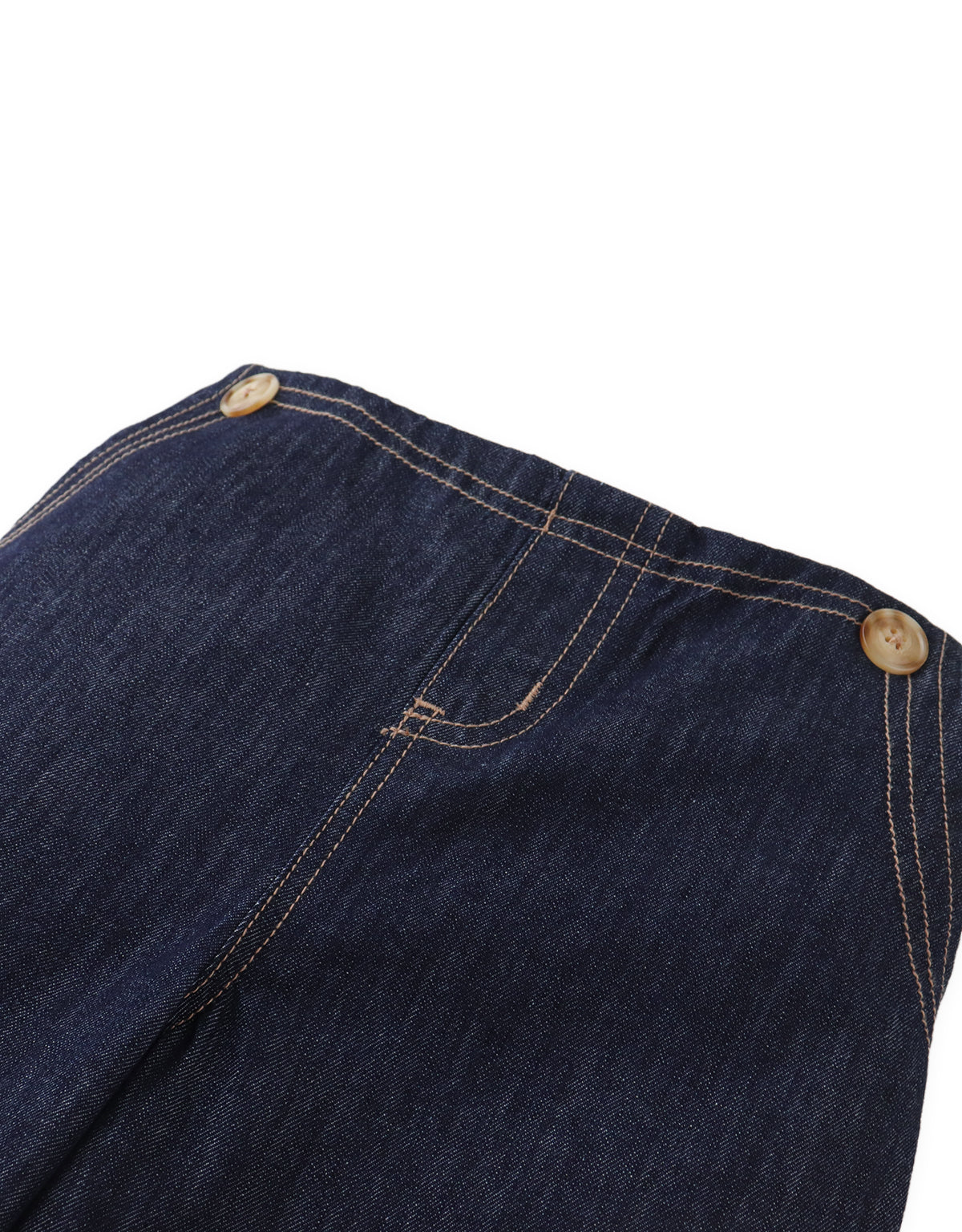 Gwyneth Washed-Denim Wide-Leg Pants