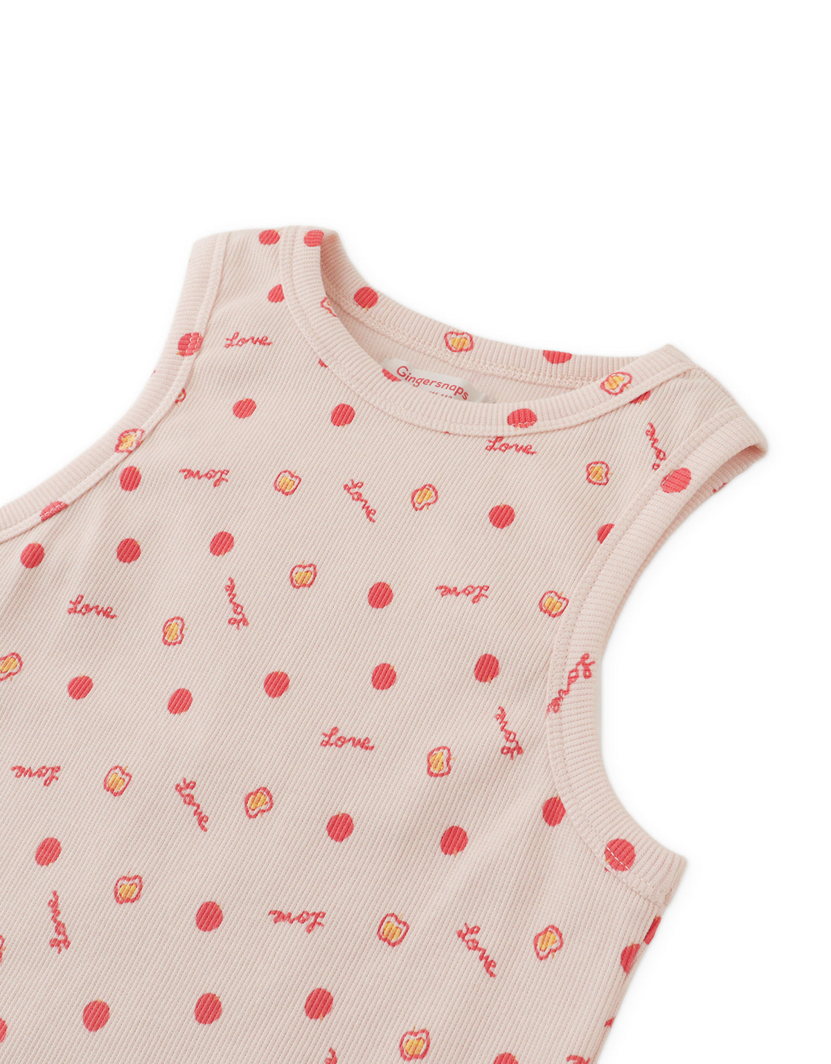 Adelaide Ribbed Tank Top in Apple Print