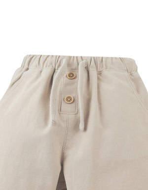Baby Mike Fully Garterized Drawstring Pants front view
