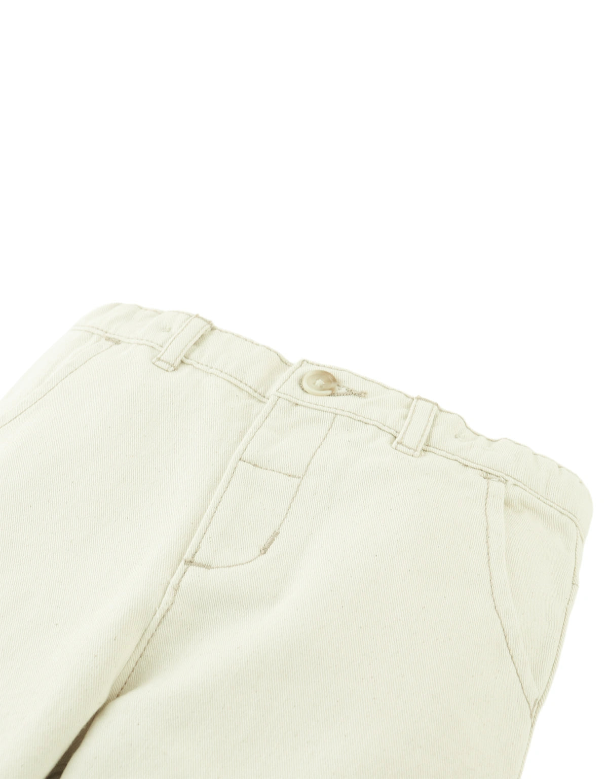 Baby Ren Twill Straight-Leg Pants