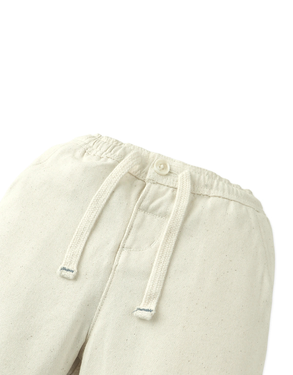 Baby Grant Cotton Twill Drawstring Pants