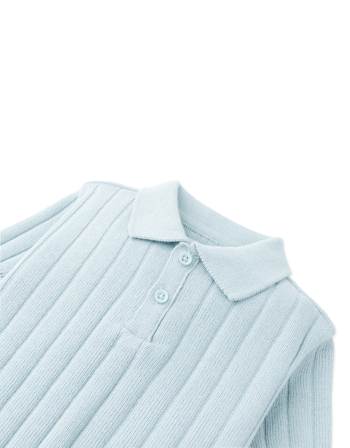 Baby David Wide Rib Knit Polo