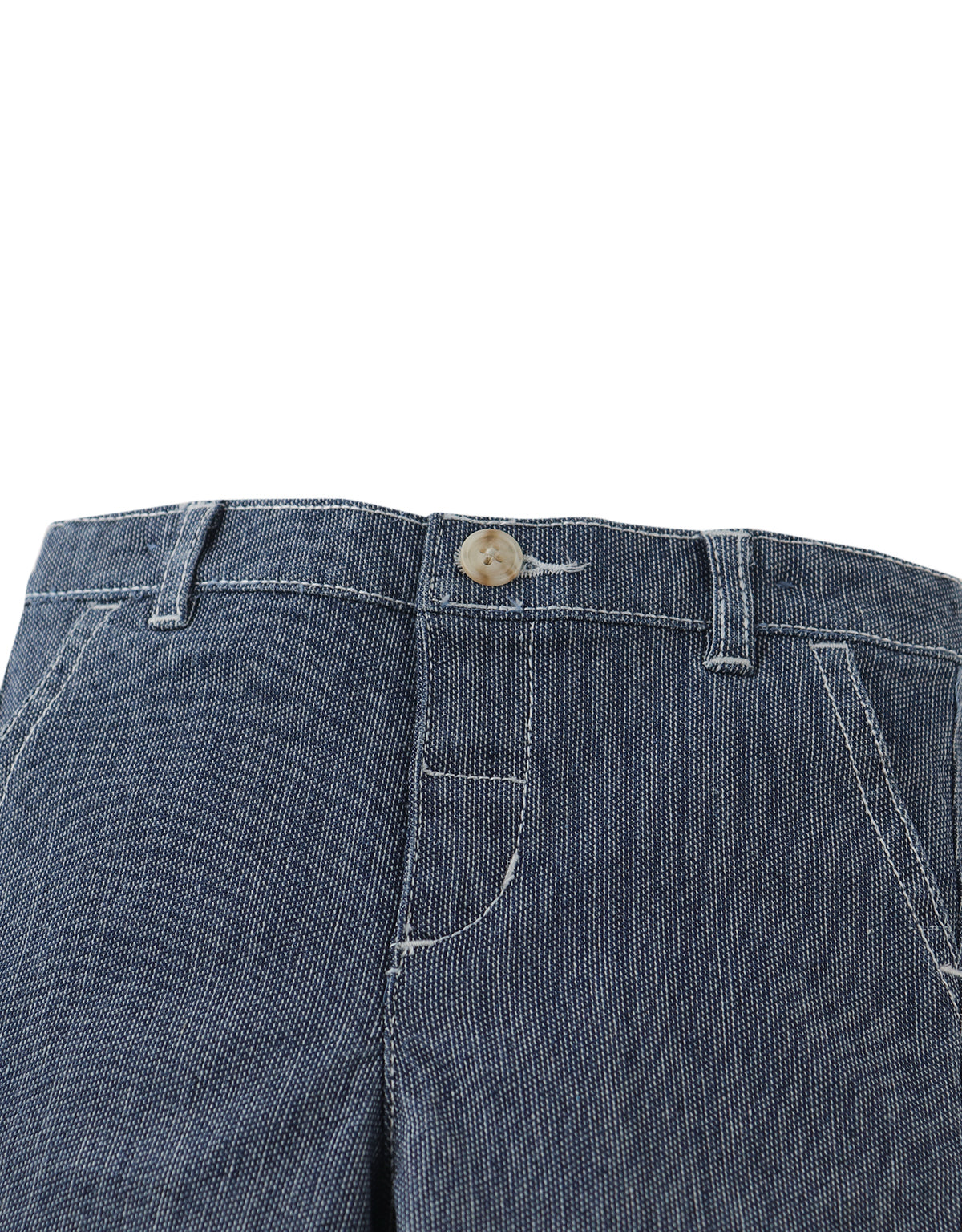 Baby Gelgar Textured Denim Dress Shorts