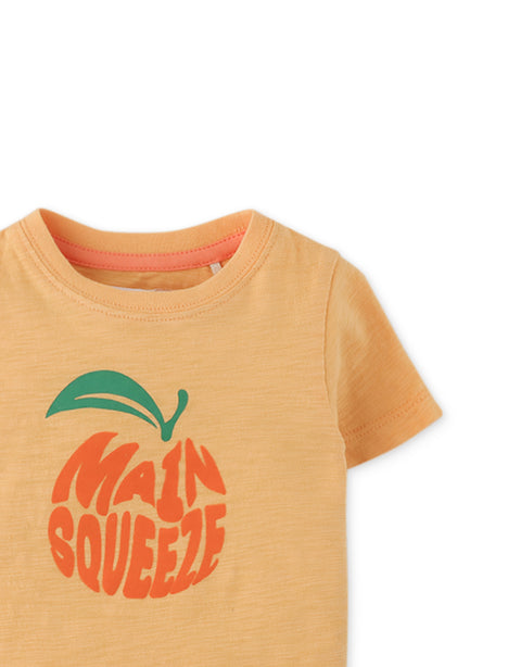 BABY BOYS MAIN SQUEEZE  GRAPHIC TEE