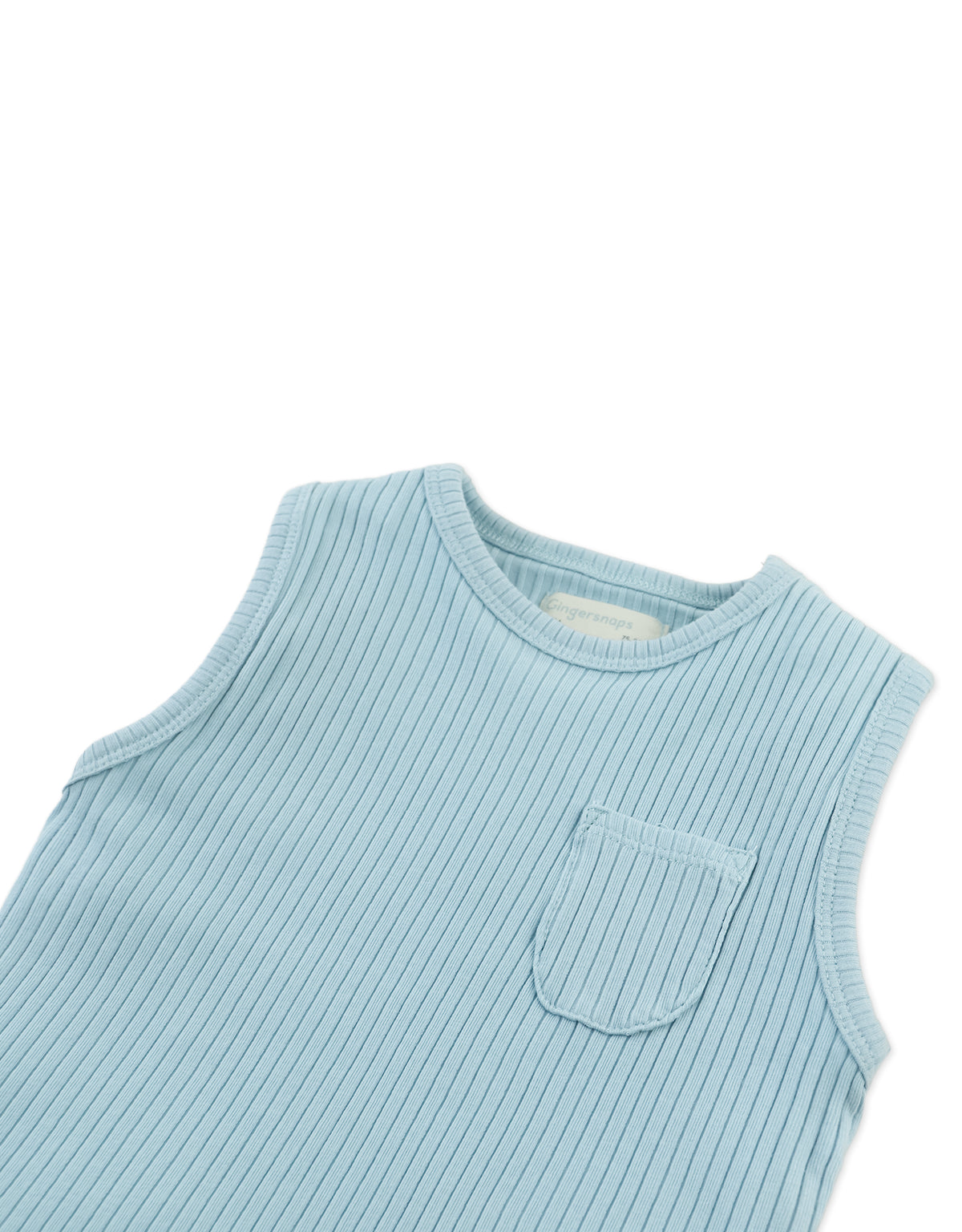 Baby Javier Ribbed Pocket Tank