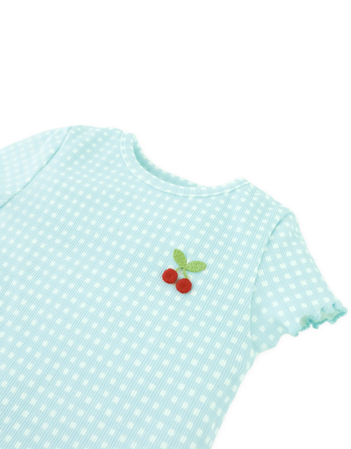 Baby Chiara Blouse with Cherry Appliqué