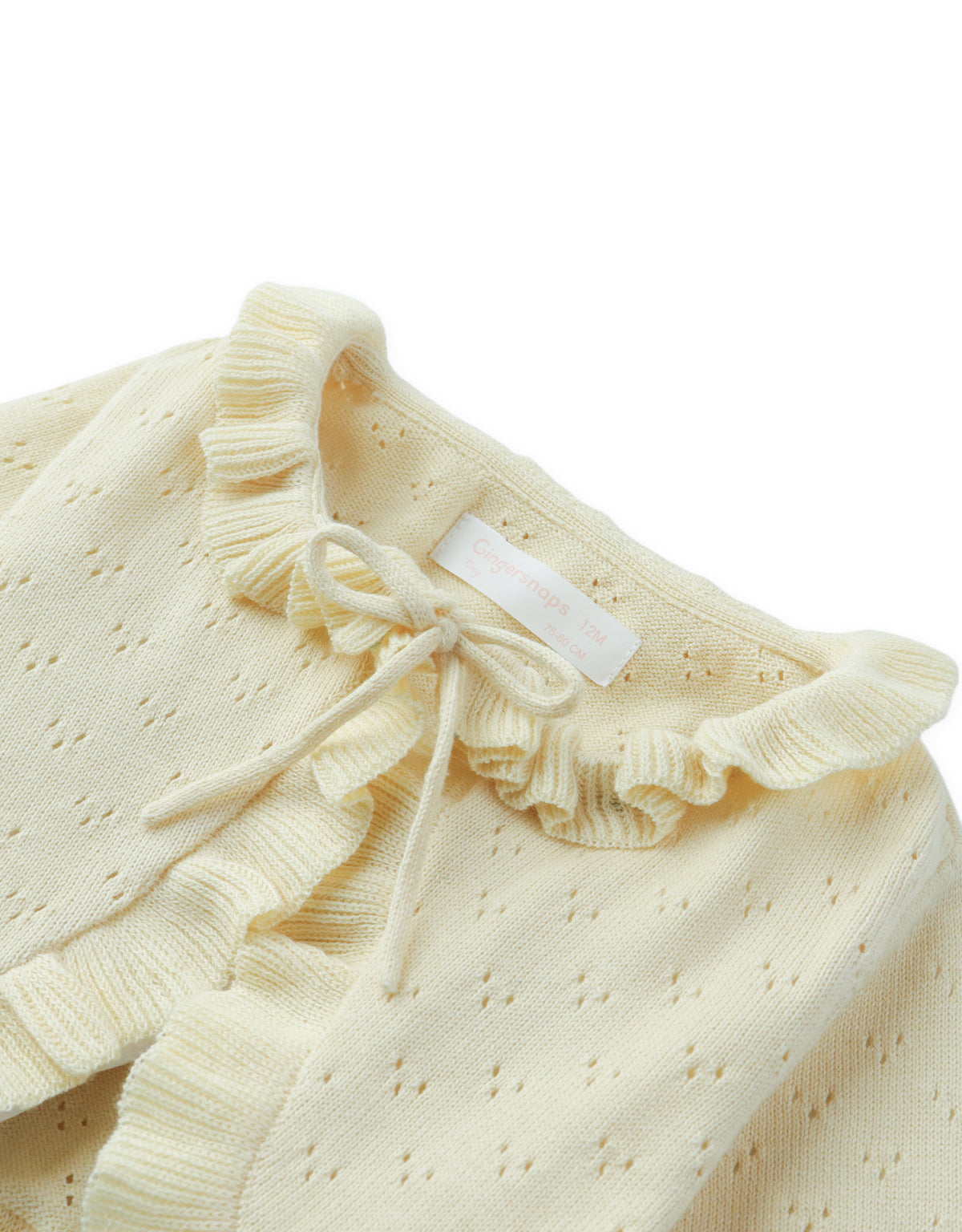 Baby Ainsley Ruffle Knit Cardigan