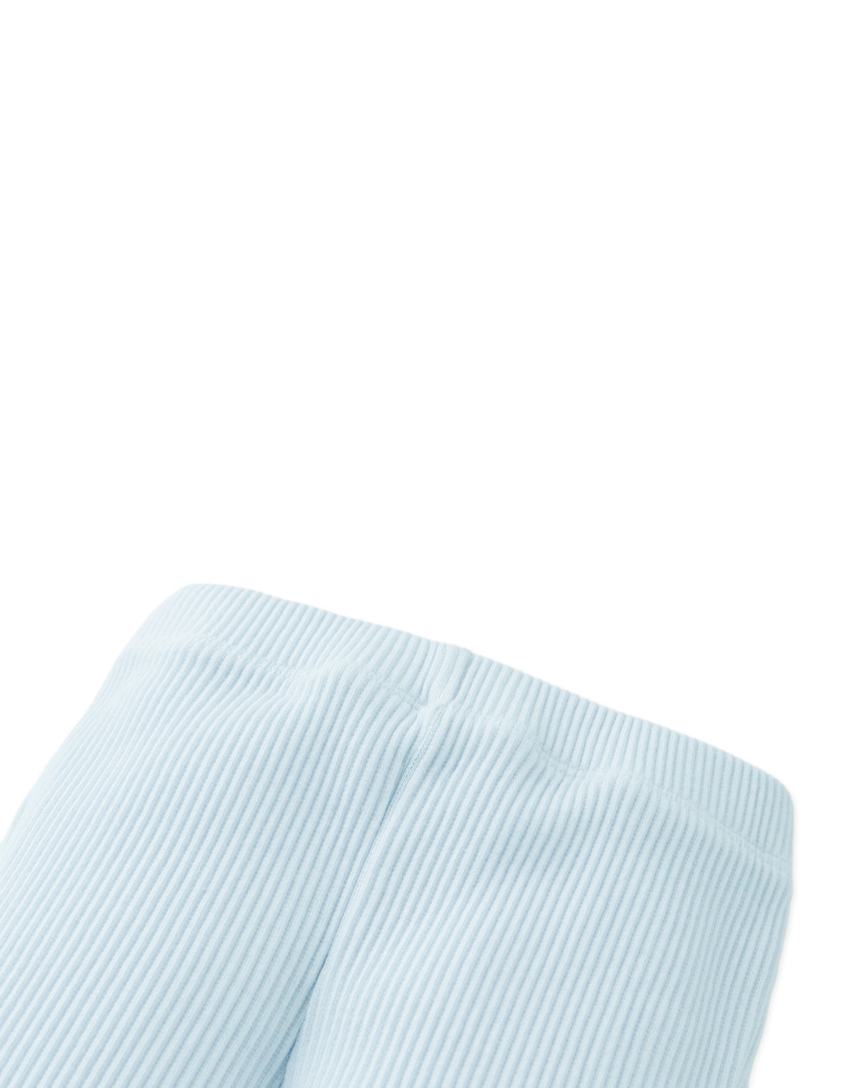 Baby Marie Ribbed Lettuce-Hem Flared Leggings