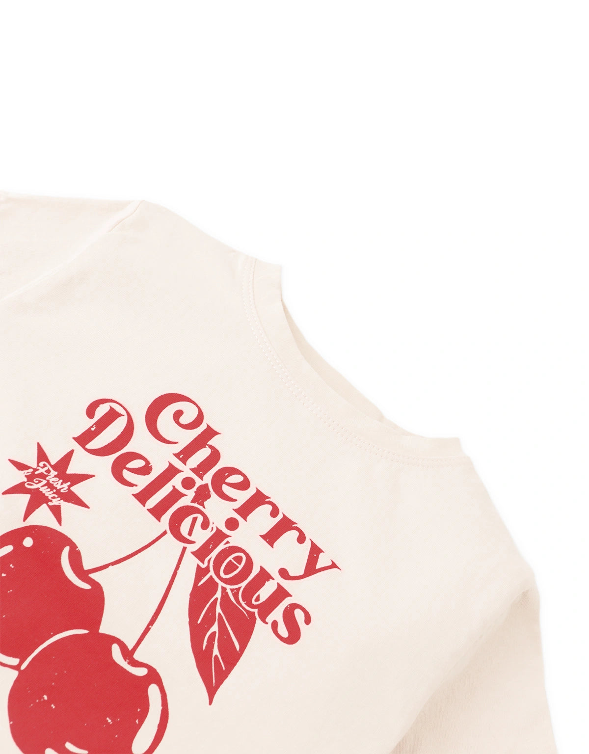 Baby Aria Graphic Tee with Cherry Print