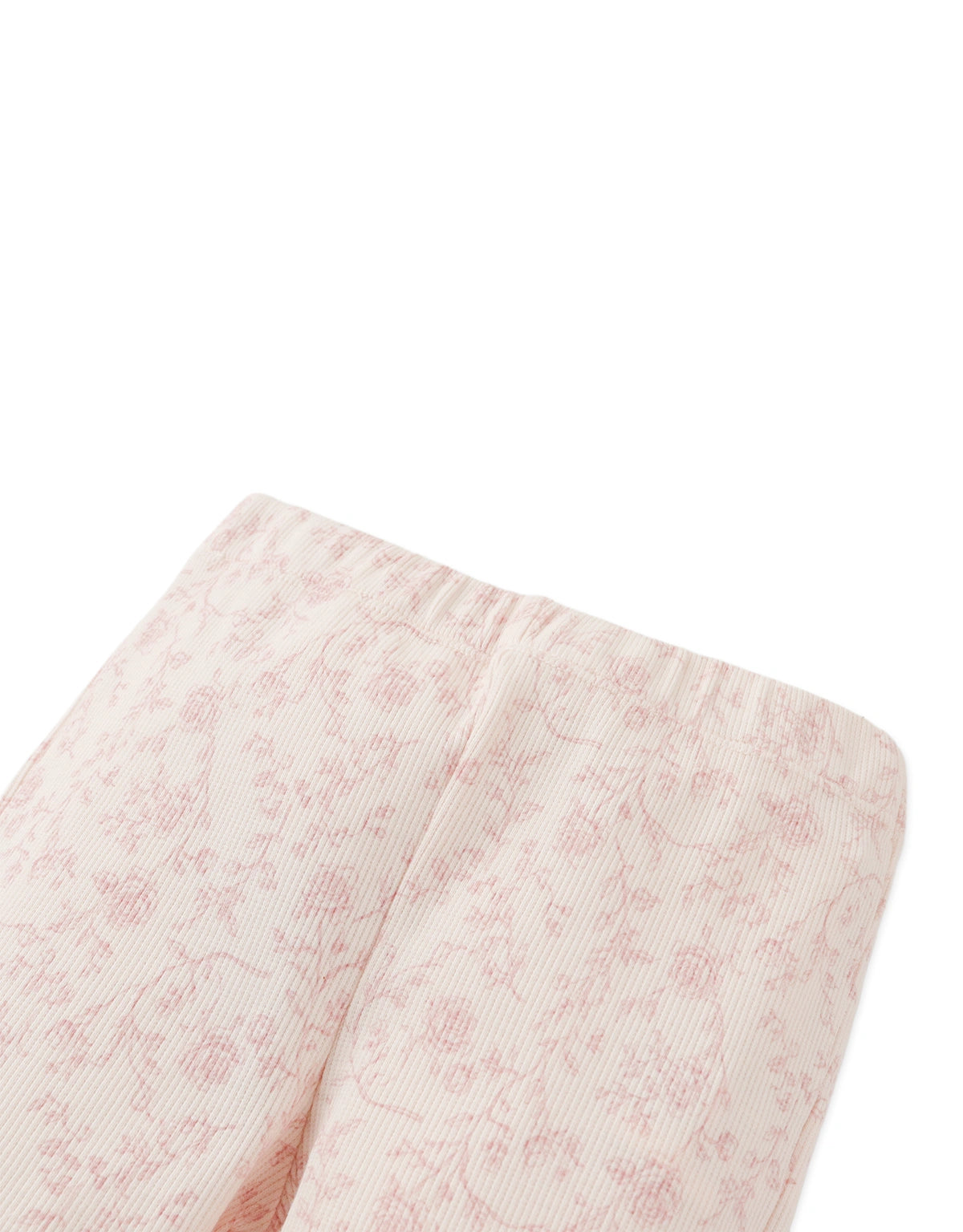 Baby Molly Bow-Detail Flared Leggings in Floral Toile