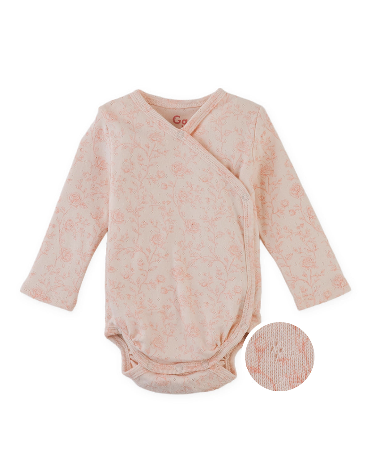 3-Piece Long- Sleeve Kimono Bodysuit Set