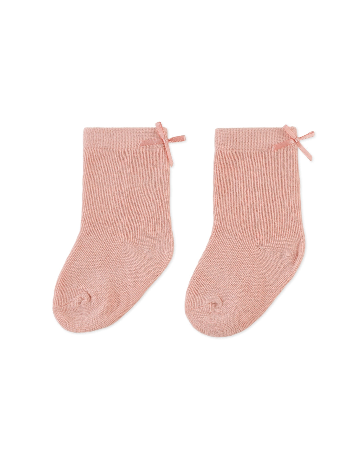 3-Pair Ribbed Pointelle Socks with Bow Details