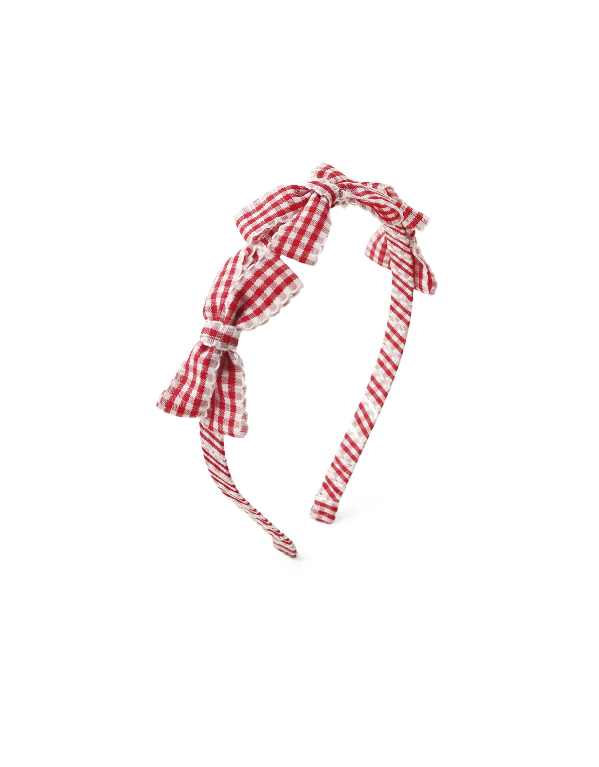 Nini Gingham Bow Headband