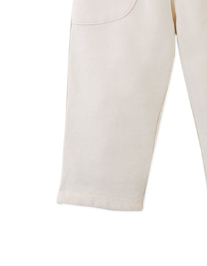 Baby Timothee Terry Fleece Drawstring Joggers style detail