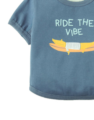 Baby Chalice Cotton Barrel Tee style detail