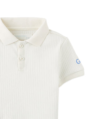 Baby Floch Polo Shirt with GG Logo Embroidery side view