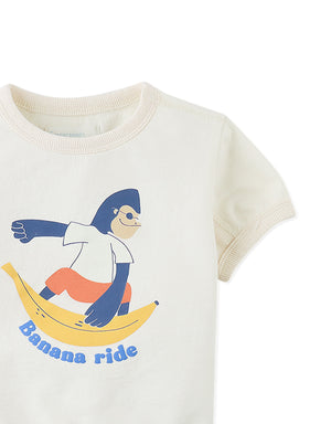 Baby Chalice Cotton Barrel Tee close-up detail
