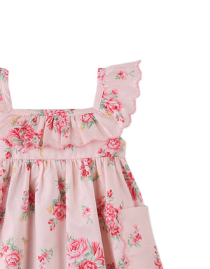 Baby Sydney Dress with Embroidered Scallop Details close-up detail