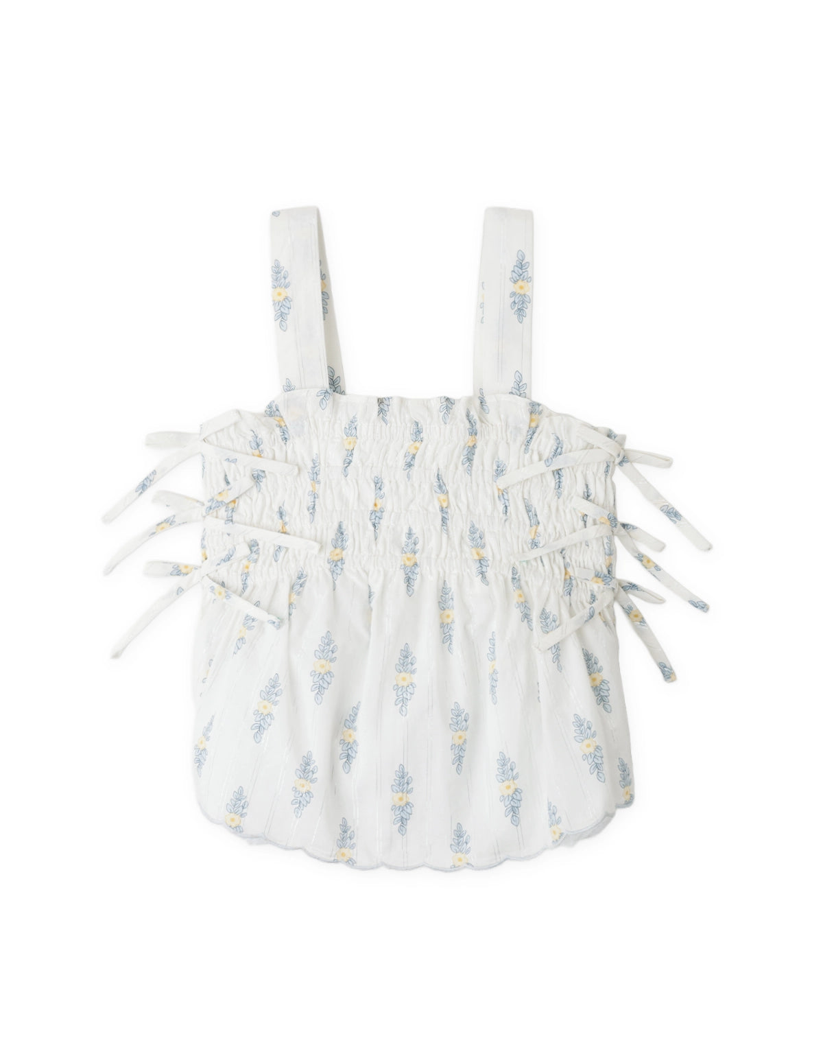 Emmeline Floral Ruched Top and Shorts Set