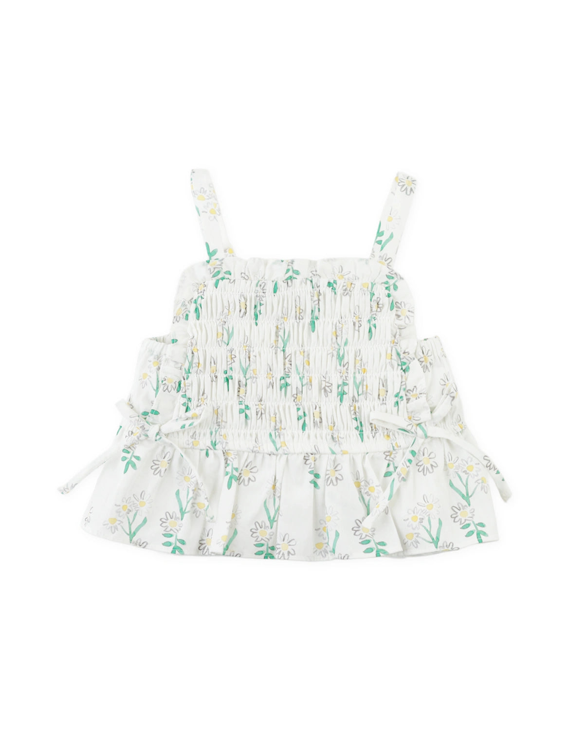 Baby Ayesha Daisy Print Peplum Top and Pants Set