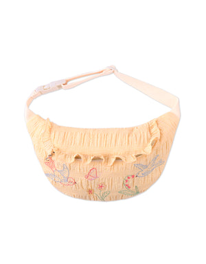 Cynthia Belt Bag With Ruffles front view