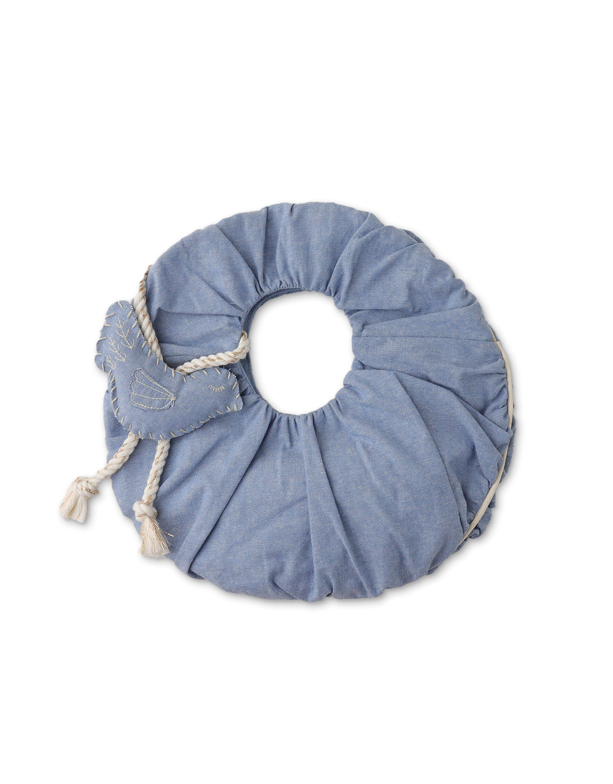 GIRLS RUCHED DENIM HANDBAG