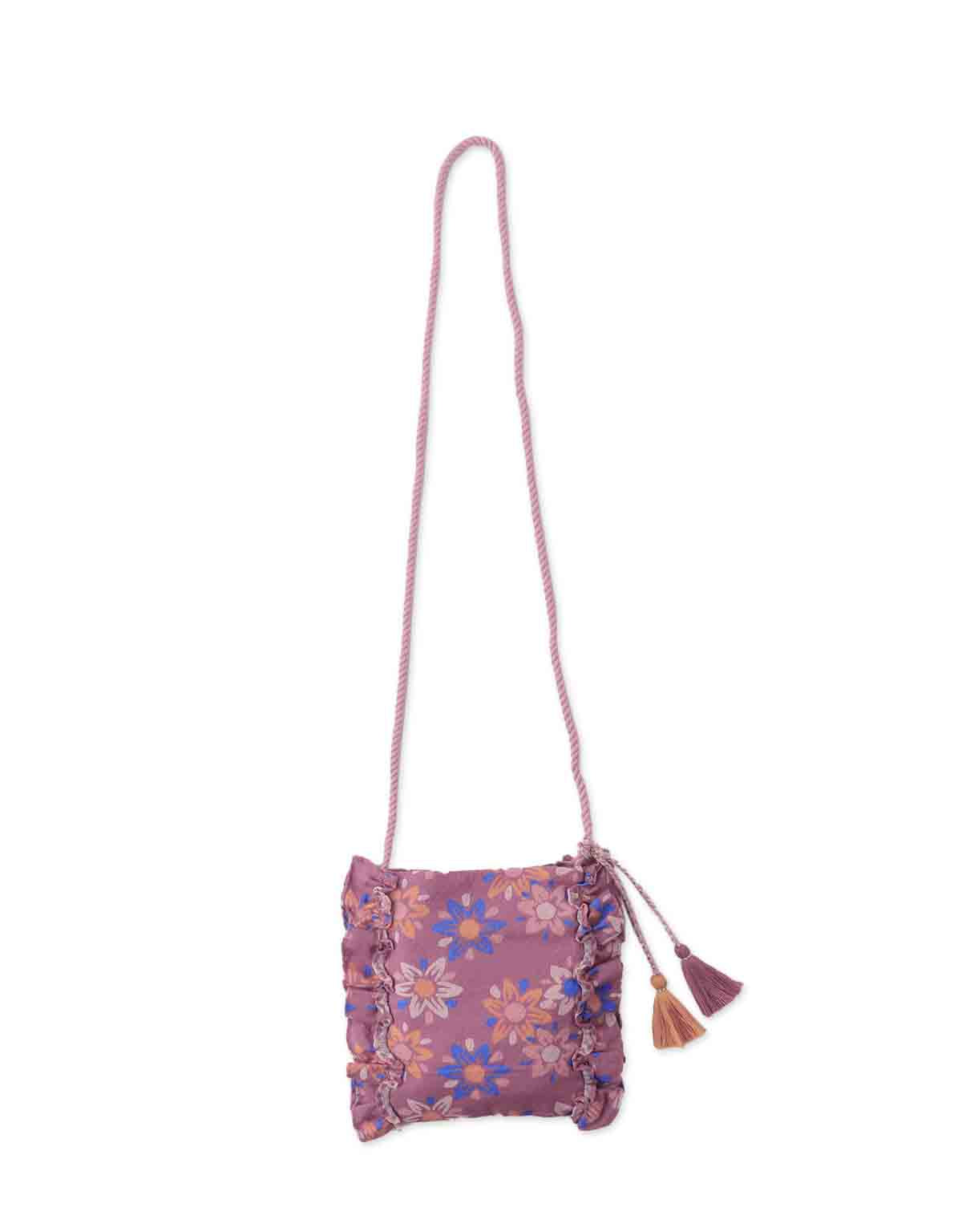 BLAINEY PRINTED BAG WITH RUFFLES
