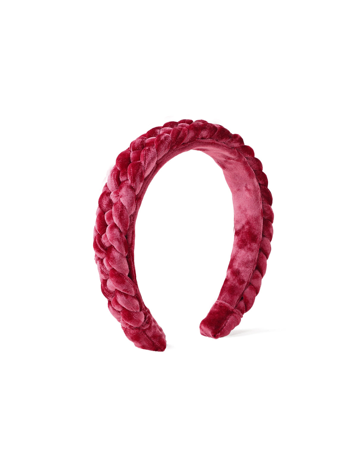 GIRLS VELVET BRAIDED HEADBAND