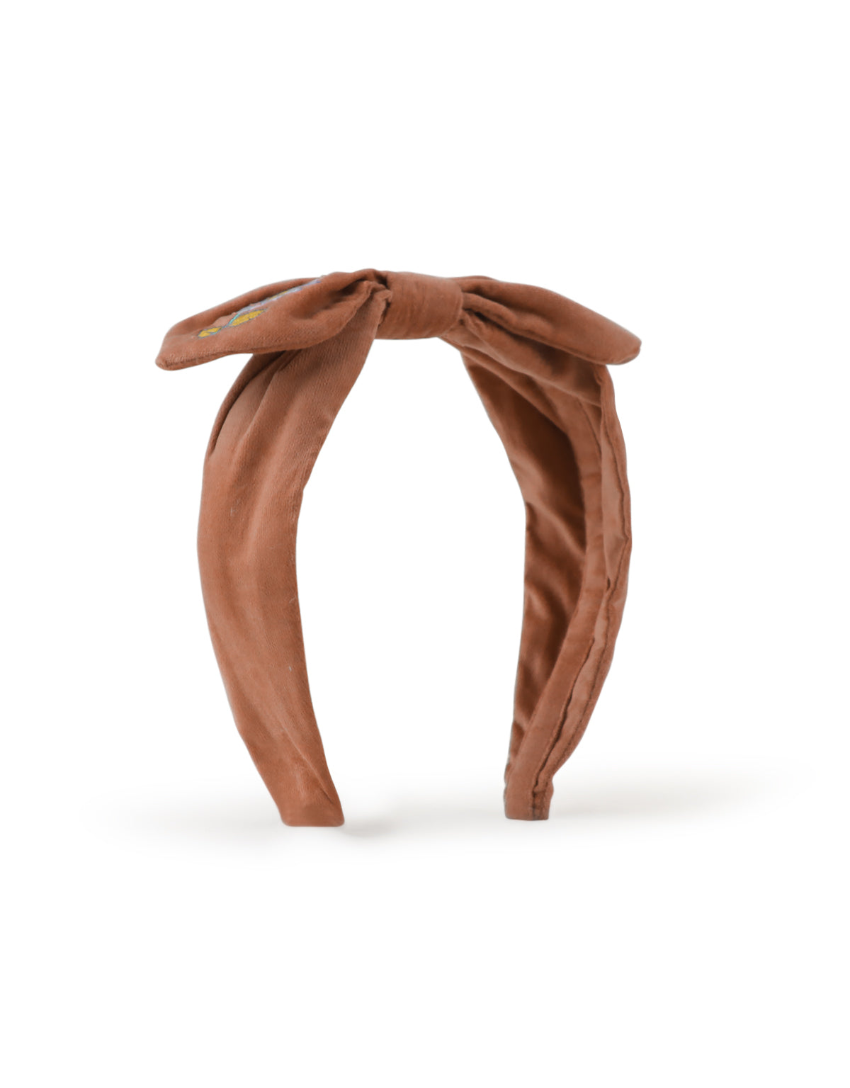 GIRLS VELVET HEADBAND WITH EMBROIDERY