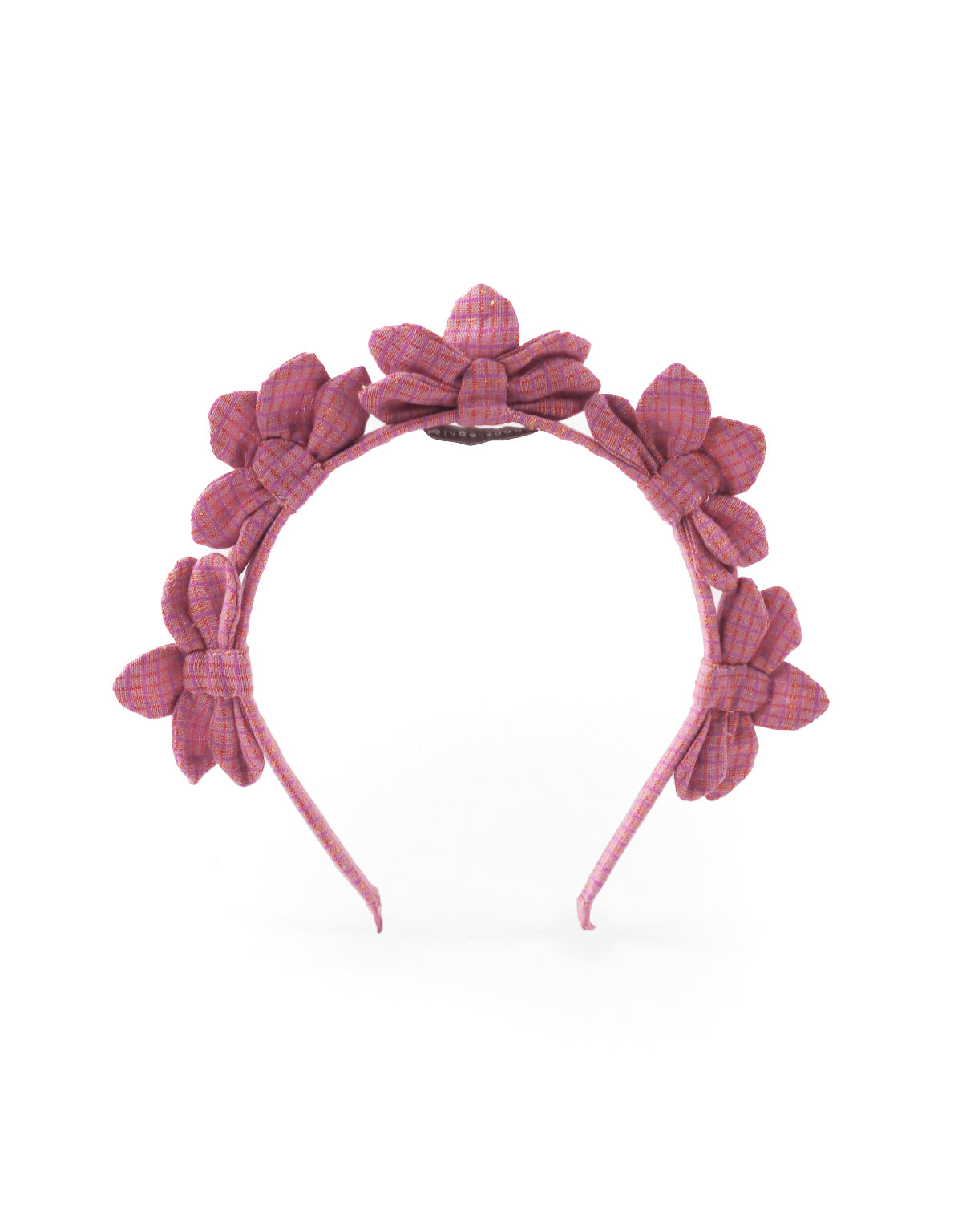 CRYSTAL FABRIC FLOWER HEADBAND