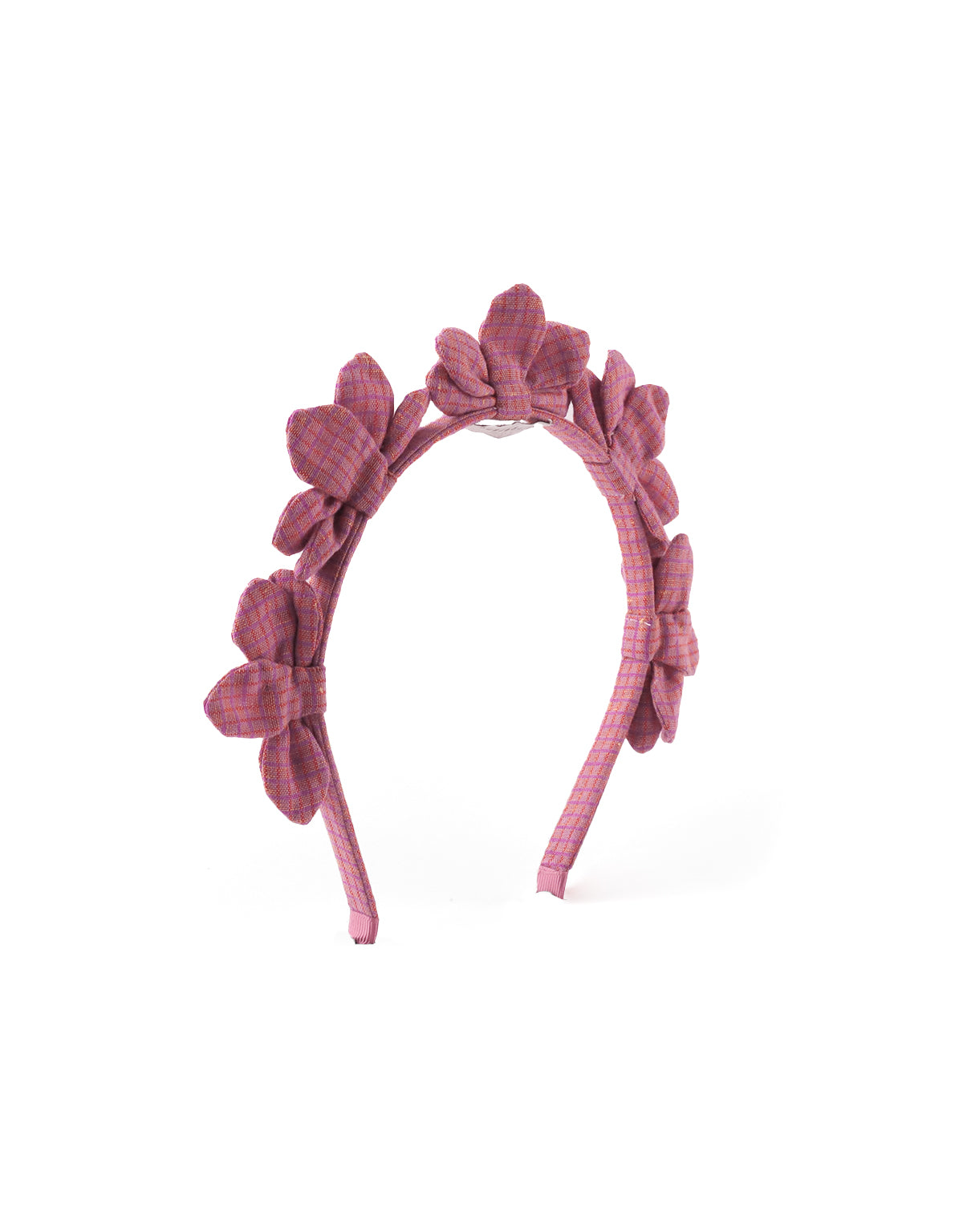 CRYSTAL FABRIC FLOWER HEADBAND