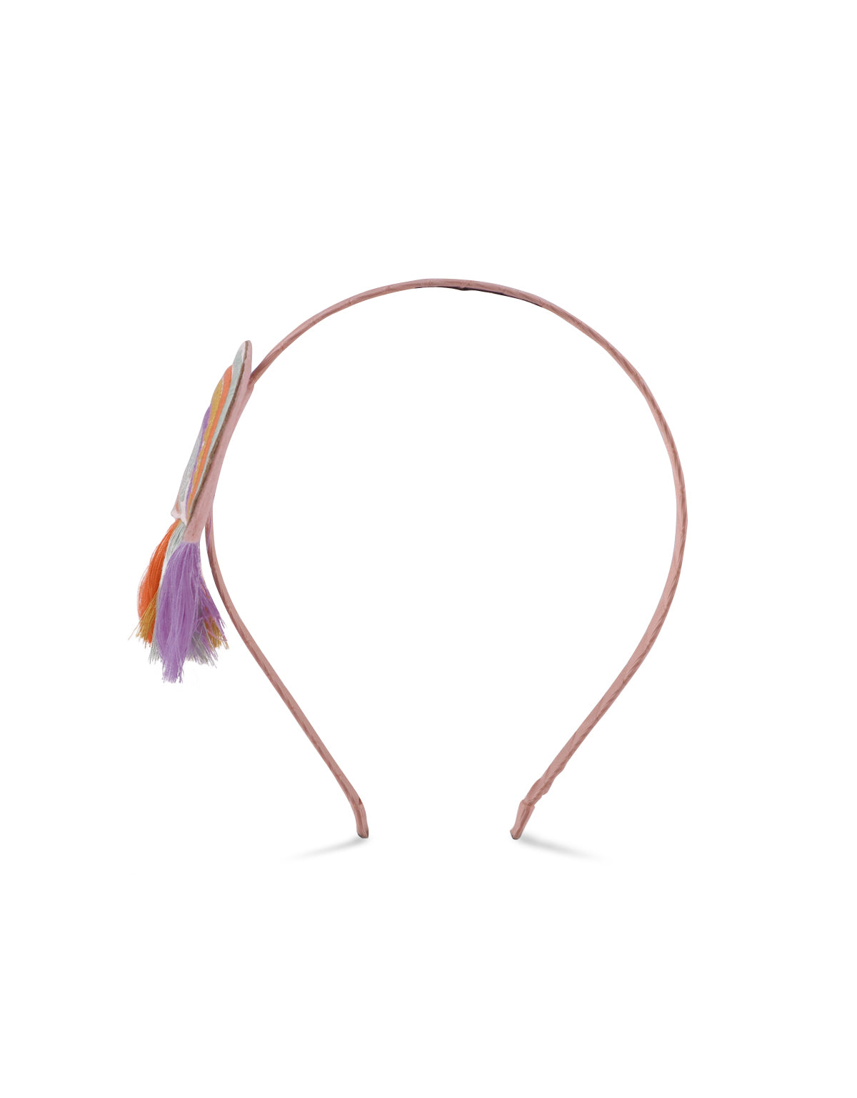 GENEVIEVE HEADBAND WITH RAINBOW APPLIQUE