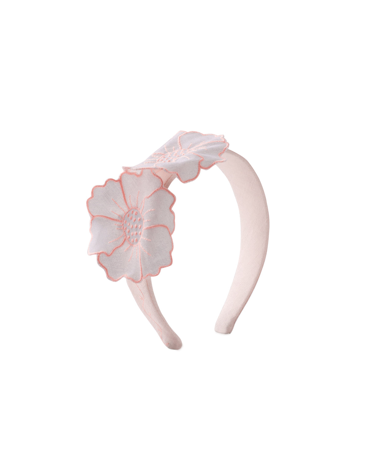 Vanessa Headband With Embroidered Flowers product photo