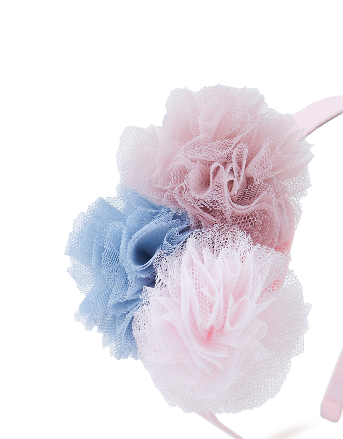 SERENITY TULLE POMPOMS HEADBAND