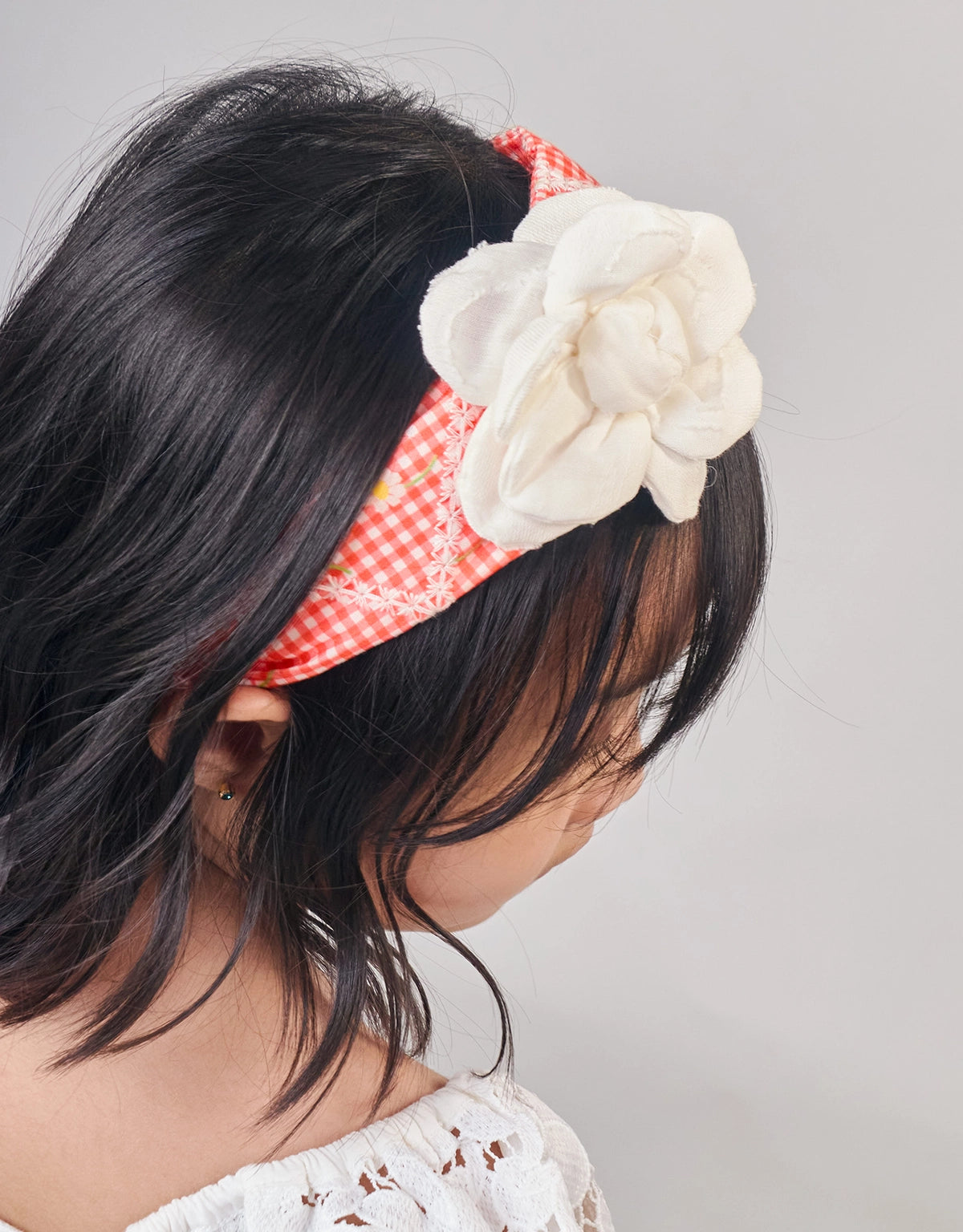 FAITH HEADBAND WITH FABRIC FLOWER