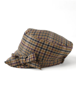Checkered Hat front view