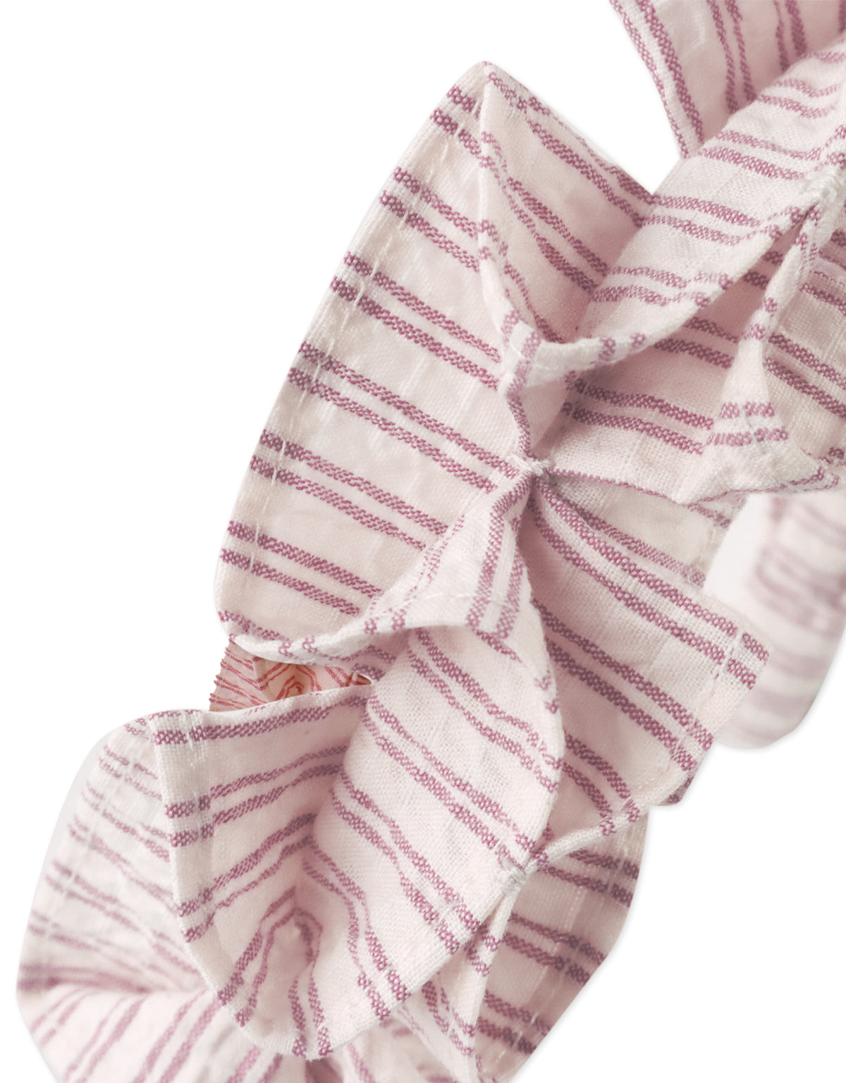 Piper Box Pleated Stripes Headband front view
